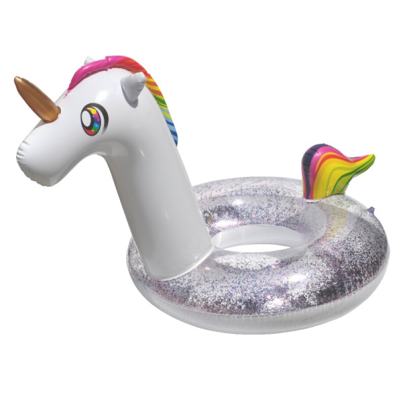 Unicorn float with glitter 120cm x 100cm